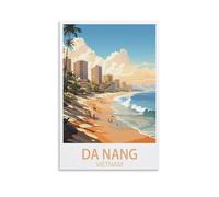 1000 Piece Classic Jigsaw Puzzle Da Nang Vietnam Challenging Puzzles, Puzzle Game for The Whole for Women, Gifts for Men, Theme 26x38cm