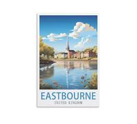 1000 Piece Classic Jigsaw Puzzle Eastbourne United Kingdom Challenging Puzzles, Puzzle Game for The Whole for Women, Gifts for Men, Theme 38x52cm