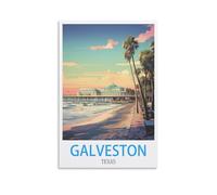1000 Piece Classic Jigsaw Puzzle,Galveston Texas Challenging Puzzles, Puzzle Game for The Whole for Women, Gifts for Men, Theme 52x38cm