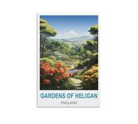 1000 Piece Classic Jigsaw Puzzle,Gardens of Heligan Englands Challenging Puzzles, Puzzle Game for The Whole for Women, Gifts for Men, Theme 70x50cm