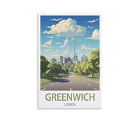 1000 Piece Classic Jigsaw Puzzle,Greenwich London Challenging Puzzles, Puzzle Game for The Whole for Women, Gifts for Men, Theme 70x50cm