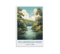 1000 Piece Classic Jigsaw Puzzle Hillsborough River State Park Challenging Puzzles, Puzzle Game for The Whole for Women, Gifts for Men, Theme 50x70cm