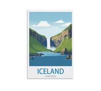 1000 Piece Classic Jigsaw Puzzle Iceland Svartifosss Challenging Puzzles, Puzzle Game for The Whole for Women, Gifts for Men, Theme 26x38cm