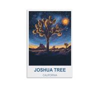 1000 Piece Classic Jigsaw Puzzle Joshua Tree California Challenging Puzzles, Puzzle Game for The Whole for Women, Gifts for Men, Theme 38x52cm
