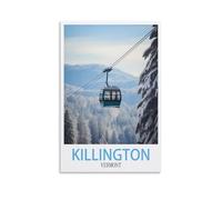 1000 Piece Classic Jigsaw Puzzle Killington Vermont Challenging Puzzles, Puzzle Game for The Whole for Women, Gifts for Men, Theme 50x70cm