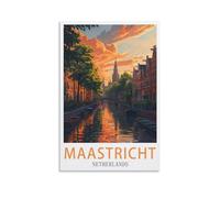 1000 Piece Classic Jigsaw Puzzle Maastricht Netherlands Challenging Puzzles, Puzzle Game for The Whole for Women, Gifts for Men, Theme 38x52cm