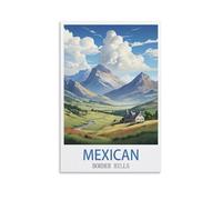 1000 Piece Classic Jigsaw Puzzle Mexican Border Hills Challenging Puzzles, Puzzle Game for The Whole for Women, Gifts for Men, Theme 26x38cm