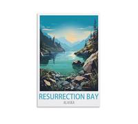 1000 Piece Classic Jigsaw Puzzle Resurrection Bay Alaska Challenging Puzzles, Puzzle Game for The Whole for Women, Gifts for Men, Theme 38x52CM