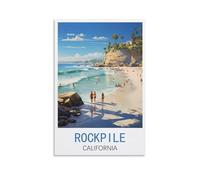1000 Piece Classic Jigsaw Puzzle，Rockpile California Posters Challenging Puzzles, Puzzle Game for The Whole for Women, Gifts for Men, Theme 38x26cm