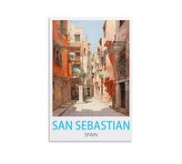 1000 Piece Classic Jigsaw Puzzle San Sebastian Spain Challenging Puzzles, Puzzle Game for The Whole for Women, Gifts for Men, Theme 38x52cm