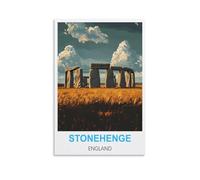 1000 Piece Classic Jigsaw Puzzle Stonehenge England Challenging Puzzles, Puzzle Game for The Whole for Women, Gifts for Men, Theme 52x70cm