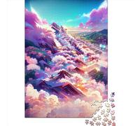 1000 Piece Cloudy Mountain Jigsaw Puzzles for Adult Teenagers Home Educational Games DIY Toys 1000pcs (75x50cm)