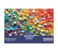 1000 Piece Color Note Game Puzzle Great Gift for Adults Educational Games Home Decoration Brainteasing Abstract Style Jigsaw Puzzle for Adults 38x26cm/1000pcs