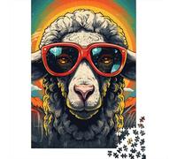 1000 Piece Colorful Alpacas Jigsaw Puzzlesfor Adults Wooden Puzzle Jigsaws for Adults For Family Fun & Game Night 1000pcs (75x50cm)
