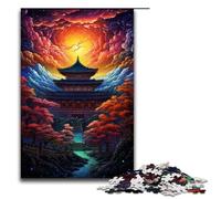 1000 Piece Colorful Bulguksa Temple South Korea Jigsaw Puzzle Fun Jigsaw Puzzle for The Family Great Gift for Anime Fans 1000 Pieces Adult Gift