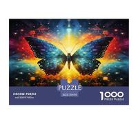 1000 Piece Colorful Butterfly Game Puzzle for Adults Gifts Fun Challenging Home Decoration Insect Jigsaw Puzzle for Adults And Kids Age 12 And Up 70x50cm/1000pcs