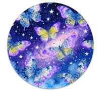 1000 Piece Colorful Butterfly Jigsaw Puzzle for Adults Kids - Family Fun, Educational Toys, Nebula Jigsaws, Home Decoration Gifts 1000pcs (67.5x67.5cm)