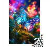 1000 Piece Colorful Butterfly1 Jigsaw Puzzles for Adult Teenagers Home Educational Games DIY Toys 1000pcs (38x26cm)