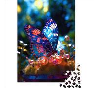 1000 Piece Colorful Butterfly2 Jigsaw Puzzlesfor Adults Wooden Puzzle Jigsaws for Adults For Family Fun & Game Night 1000pcs (38x26cm)