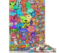 1000 Piece Colorful Cartoon Monsters Jigsaw Puzzles for Adults Puzzle Jigsaws for Adults& Teenagers Age 12 Years Up 1000pcs (75x50cm) <