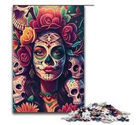 1000 Piece Colorful Celebrating Life And Death Jigsaw Puzzle Fun Jigsaw Puzzle for The Family Great Gift for Anime Fans 1000 Pieces Adult Gift