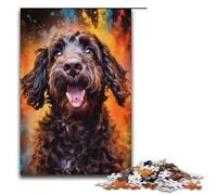 1000 Piece Colorful Cockapoo Jigsaw Puzzle Fun Jigsaw Puzzle for The Family Great Gift for Anime Fans 1000 Pieces Adult Gift