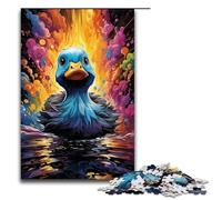 1000 Piece Colorful Cute Duck Jigsaw for Kids Wooden Puzzles Home Art Decor 1000 PCS(75x50cm)