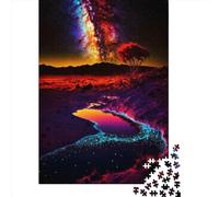 1000 Piece Colorful Desert Jigsaw Puzzles for Adults Jigsaw Puzzles Educational Game Challenge Toy 1000pcs (75x50cm)