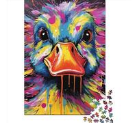 1000 Piece Colorful Duck Jigsaw Puzzle for Adult Teenagers Jigsaw Puzzle For Family Fun & Game Night 1000pcs (38x26cm)