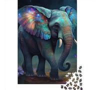 1000 Piece Colorful Elephant Forest1 Jigsaw Puzzles for Adults Puzzle Adult Jigsaw Puzzle Home Decoration Puzzle Toys 1000pcs (75x50cm)