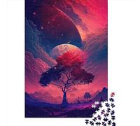 1000 Piece Colorful Fantasy Landscape 3 Jigsaw Puzzlesfor Adults Wooden Puzzle Jigsaws for Adults For Family Fun & Game Night 1000pcs (75x50cm)