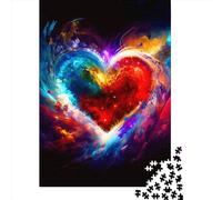 1000 Piece Colorful Heart1 Jigsaw Puzzles for Adults Puzzles Learning Educational Toys 1000pcs (75x50cm)