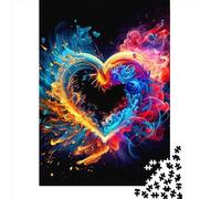 1000 Piece Colorful Heart4 Jigsaw Puzzles for Adult Puzzle Jigsaws for Adults Age 14+ 1000pcs (38x26cm)
