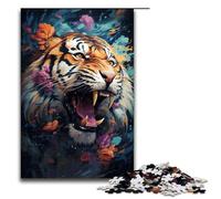 1000 Piece Colorful Huahu Colorful Psychedelic Jigsaw Puzzle, Fun Jigsaw Puzzle for The Family, Great Gift for Anime Fans 1000 Pieces Adult Gift,