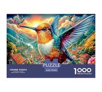 1000 Piece Colorful Hummingbirds Jigsaw Puzzle for Adults Kids, Family Activity Puzzles Challenging & Gift-Ready Toy 70x50cm/1000pcs