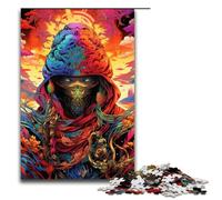 1000 Piece Colorful Japanese Ninja Puzzles Gifts Jigsaw for Adults Christmas Wishlist with Santa Claus for Teenager Age 14 Up 75x50cm