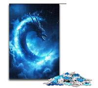 1000 Piece Colorful Midnight Dream Dragon Jigsaw Puzzle Fun Jigsaw Puzzle for The Family Great Gift for Anime Fans 1000 Pieces Adult Gift
