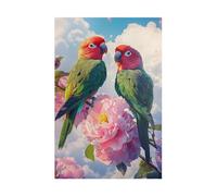 1000-Piece Colorful Parrots Puzzle - Bird Lover's Fun Family Activity