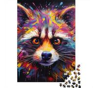 1000 Piece Colorful Red Panda Jigsaw Puzzles for Adults Wooden Puzzle Jigsaws for Adults For Family Fun & Game Night 1000pcs (75x50cm)