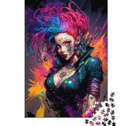 1000 Piece Colorful Woman1 Jigsaw Puzzles for Adults Puzzle Jigsaws for Adults& Teenagers Age 12 Years Up 1000pcs (38x26cm) <