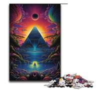 1000 Piece Colors of The Nile Puzzles Gifts Jigsaw Puzzles for Adults Christmas Wishlist with Santa Claus for Teenager Age 14 Up 1000 PCS(38x26cm)
