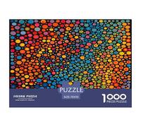 1000 Piece Colour Scheme Jigsaw Puzzles for Adults Gifts Family Challenging Toys Home Decoration Colorful Dot Ocean Jigsaw Puzzle for Women Men Adult 70x50cm/1000pcs