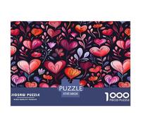 1000 Piece Colourful Flower Patterns Game Puzzle Great Gift for Adults Challenging Games Home Decoration Plants Jigsaw Puzzle for Women Men Adult 38x26cm/1000pcs