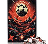 1000 Piece Colourful Football Jigsaw Puzzle for Adult Teenagers Jigsaw Puzzle For Family Fun & Game Night 1000pcs (75x50cm)