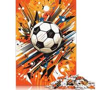 1000 Piece Colourful Football Jigsaw Puzzle for Adult Teenagers Paper Jigsaw Puzzles Educational Game Challenge Toy Birthday Gifts 1000pcs (75x50cm)