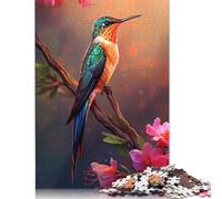 1000 Piece Colourful Hummingbirds Jigsaw Puzzles for Adult Puzzle Jigsaws for Adults Age 14+ 1000pcs (75x50cm)