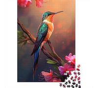 1000 Piece Colourful Hummingbirds Jigsaw Puzzles for Adults Wood Puzzle Jigsaws for Adults 1000pcs (38x26cm)