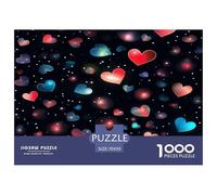 1000 Piece Colourful Love Jigsaw Puzzles Great Gift for Adults Family Challenging Toys Home Decors Brainteasing Dreamy Heart Realm Jigsaw Puzzle for Adults 70x50cm/1000pcs