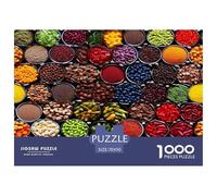 1000 Piece Colourful Spices Game Puzzle for Adults Gifts Fun Challenging Home DecoRation Rainbow Seasonings Jigsaw Puzzle for Adults And Kids Age 12 And Up 70x50cm/1000pcs