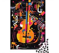 1000 Piece Colourful Violin Art Jigsaw Puzzles for Adults Puzzles Learning Educational Toys 1000pcs (38x26cm)